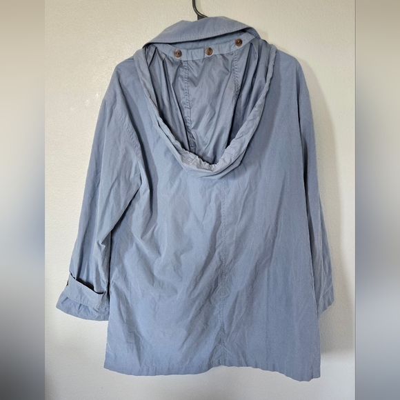 Relativity Teal Blue Hooded Jacket Size Small - Picture 2 of 5